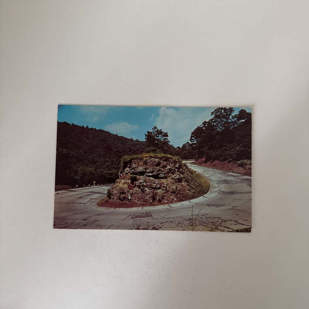 Vintage Postcard: Hairpin Turn on the Mohawk Trail, Massachusetts